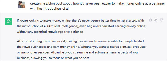 It's Never been Easier to Make Money Online With AI